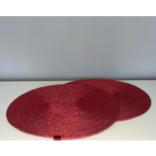 Ersin Tekstil Runner Amerikan Servisi Supla Yılbaşı Konsepti Sim Ip Oval (2 Adet)