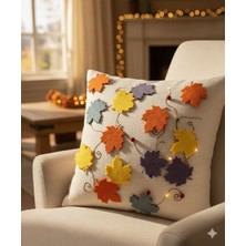 Forester Toys Dekoratif Rengarenk Keçeden Meşe Yaprağı7cm 50 Adet