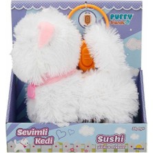 3377 Sevimli Kedi Sushi Sesli ve Hareketli -Sunman