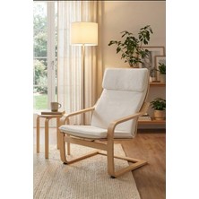 Reyo Home Florida Tv Koltuğu & Dinlenme Koltuğu & Balkon Teras Koltuğu Krem