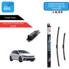 Volkswagen Polo Uyumlu 2018-2025 Bosch Aerotwin Araca Özel Ön Silecek Takımı 650-450MM