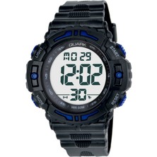 Quark QU-339GC-1 Dijital Kronometreli Alarmlı Takvimli Işıklı Erkek Kol Saati
