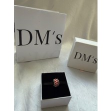 DMs Silver Şeker Murano Camı Gümüş Charm'ı