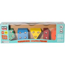 KM5656 Ahşap Beşli Bultak -Kumtoys