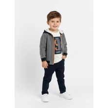 Butik Erkek BEBEK%100 Pamuklu Montlu 3'lü Alt- Üst Takım 9-12-18AY