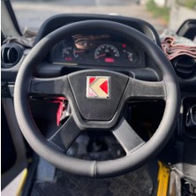 Hasbay Dikişli Direksiyon Kılıfı Siyah Deri Siyah Dikişli Karsan Fotodaki Direksiyona Uygundur