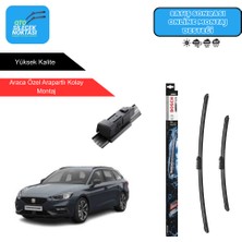 Seat Leon Uyumlu 2021-2025 Bosch Aerotwin Araca Özel Ön Silecek Takımı 650-450MM