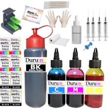 Duruink Duruınk Canon TS7550I PG595 CL586 Kartuş Dolum Seti 500ML SİYAH+3X100ML Renkli Mürekkep