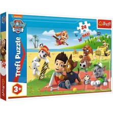 PUZZLE-14346 Paw Patrol 24 Parça Maxi Çocuk Puzzle -Vardem
