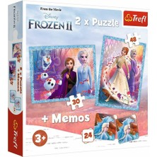 PUZZLE-90814 2ın1 Frozen Iı Çocuk Puzzle