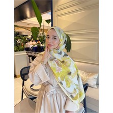 Moda Nuda Mira Ipek Retro Desenli Pamuk Şal Romantik Seri