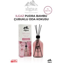 Ilgaz Pudra Bambu Çubuklu Oda Kokusu 200 ml | Xl Red Diffuser