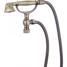 LPD Anti̇k Duş Spi̇ral Takımı Hortumu ve Duş Başlığı (%100 Pi̇ri̇nç,lüx)