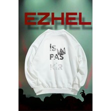Dragon Store Ezhel ' Is Pas Kir ' Baskılı Türkçe Rap %100 Pamuk Unisex A Kalite Compak Penye Sweatshirt