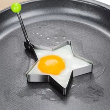 MUHTELİFİÇGİYİM Metalik Yıldız Şeklinde Yumurta ve Krep Kalıbı