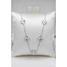 Ares 01 Store Gümüş Renk Vc Yonca Çelik Kolye