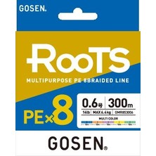Gosen Roots 8x Multicolor Ip Misina 150 Mt - 0.6 PE