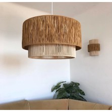 Tasarı Sanatı Ev Dekorasyonu Handmade 2li Sarkıt Aydınlatma Iskandinav Rustik Tarz Bohem Avize ( Duy Dahildir)