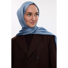 Gümüş Gri Loryan Scarf Perla Abiye Şal
