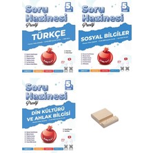 Nartest Yayınları 5. Sınıf Prestij Türkçe Sosyal ve Din Soru Hazinesi 3lü Set + Telefon Tutucu