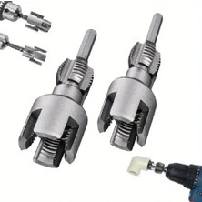 Evim Mabedim 2 Li Set Iç Dış Plastik Boru Diş Açma Seti 1/2 Ve3/4 Inç Borularla Uyumlu