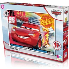 CR709 Cars 50 Parça Çocuk Puzzle -Ks Puzzle