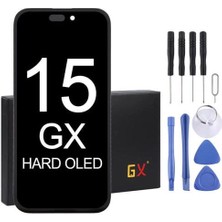 Çelik Pro Apple Uyumlu Iphone 15 Ekran LCD Dokunmatik Full Gx OLED