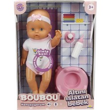 2030121 Sunman, Boubou Altını Islatan ve Konuşan Bebek Seti 30 cm