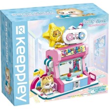 KP28019 Keeppley Orange Cat Game Room Blok Seti -Vagon Life