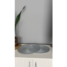 Ersin Tekstil Runner Amerikan Servisi Supla Yılbaşı Konsepti Sim Ip Oval (2 Adet)