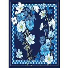 Ege Design Ipek Dokulu Fular Saten 70 x 70