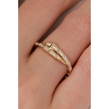 Oroline Kuyumculuk 14 Ayar Trend Altın Yüzük