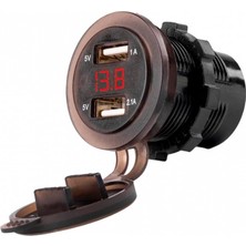 Marin Bow Pano Tipi Voltmetreli 2'li USB