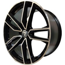 Bk Jant 4 Adet BK-5610 10*21 5*130 ET46 84.1 Black Mack Jant (Takım)