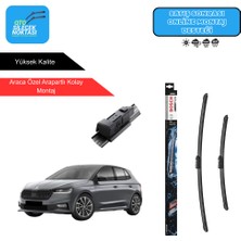 Skoda Fabia Uyumlu 2022-2025 Bosch Aerotwin Araca Özel Ön Silecek Takımı 650-450MM