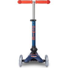 Micro Mını Deluxe Foldable Navy Blue Scooter MCR.MMD154
