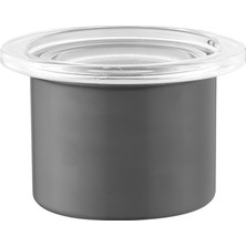 Storemax Kaşıklı Kapaklı 18/10 Paslanmaz Çelik Kavanoz 10X7,5 cm