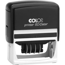 Colop Prınter 60 Tarih Kaşe(Tr) Siyah Kasa Siyah Keçe - 37X76MM