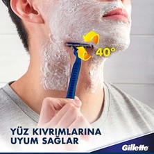 Storemax Gillette Blue3 Slalom Kullan At Erkek Tıraş Bıçağı 8 Adet