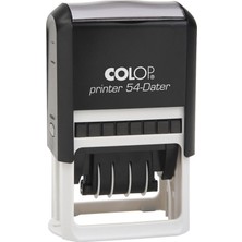 Colop Prınter 54 Tarih Kaşe(Tr) Siyah Kasa Siyah Keçe - 40X50MM