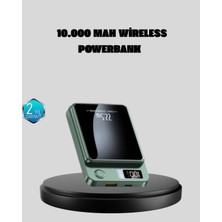 Epilons Magsafe Powerbank 10.000 Mah Kablosuz ve Dijital Ekranlı Hızlı Şarj Cihazı