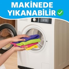 Storemax Mikrofiber Temizlik Bezi 5’li Set, Ultra Emici ve Yumuşak, Iz Bırakmayan, Islak ve Kuru Kullanım, Makinede Yıkanabilir, Renkli Set Kırmızı, Yeşil, Sarı, Mavi, Gri, 40 cm