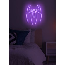 Örümcek Adam Logo Neon LED Duvar Aydınlatması
