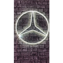Neon LED Mercedes Logo