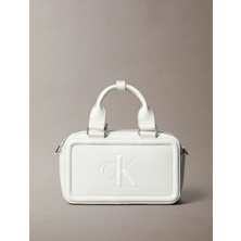 Calvin Klein Bold Ck Bauletto Çapraz Askılı Kadın Haki Çapraz Çanta LV04F3411G-FUP