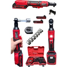 Stanvolt 21V Akülü Darbeli Açılı Cırcır Kolu – 3/8" Profesyonel Somun Sıkma & Sökme