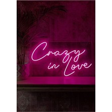 Crazy In Neon LED Işık Gece Lambası