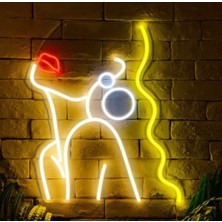 Asil Kadın Figürü Neon LED