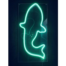 Köpekbalığı Neon LED Tabela