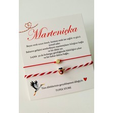 Tupek Store Marteniçka Nazar Boncuk ve Yonca Şans Bileklik Seti